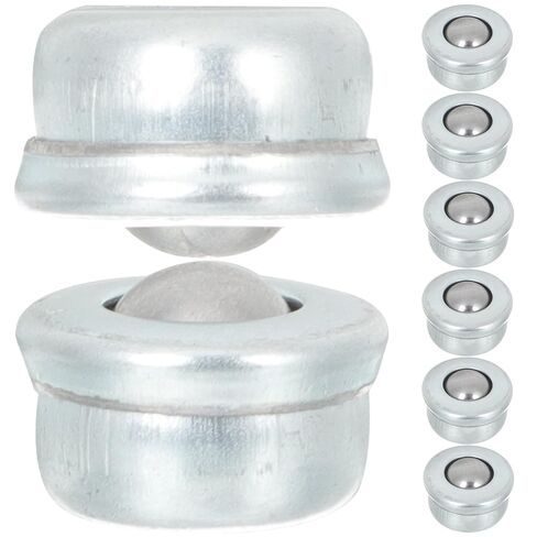 HEMOTON 8pcs Carbon Steel Ball Transfer Bearing Casters Replacement Roller Wheels for Furniture, Industrial Universal Swivel Caster Rollers Suitable for Conveyor Stands and Load Transfer in Saudi Arabia