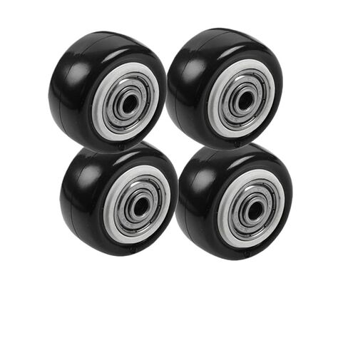 4 Pieces/lot 2 inch Single Wheel with Double Bearing Cover Black Furniture Caster Medium Size Accessories in Saudi Arabia