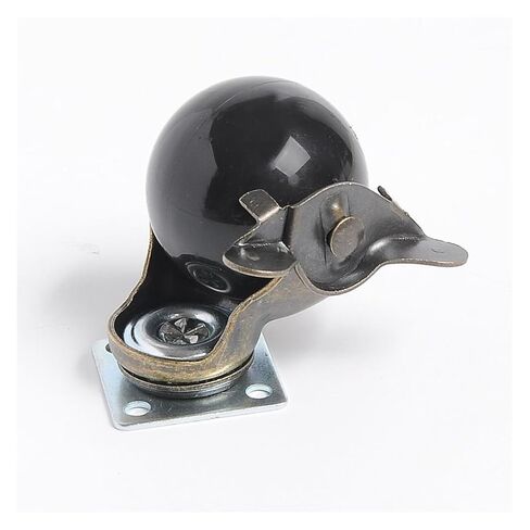 4 Pieces/lot 1.5 inch Flat Wheel with Brake Wheel/Furniture Caster/Swivel Ball Wheel/Sofa Ball Wheel in Saudi Arabia