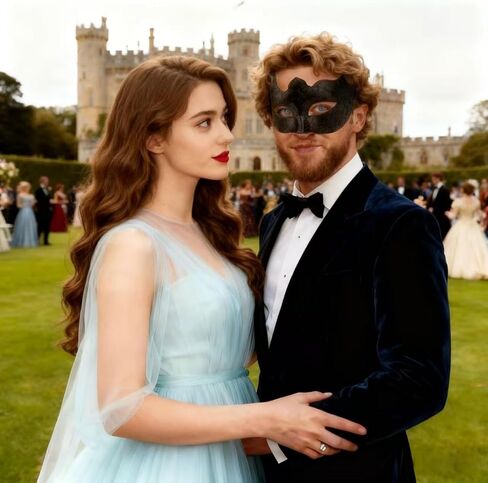 أقنعة تنكرية للأزواج، أقنعة مطلية بالبندقية لحفلات الهالوين بلاستيك معدني دانتيل نظارات كرنفال - أسود أحمر in Kuwait