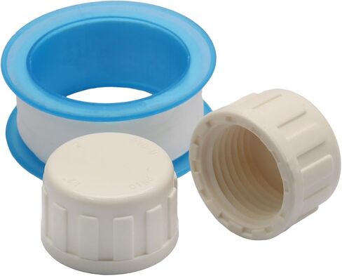 12 قطعة من أغطية الرش البلاستيكية مقاس 1/2 بوصة، تجهيزات الأنابيب البلاستيكية، محولات قابس ذات غطاء قوي باللون الرمادي متوافقة، غطاء رش سهل التركيب لتطبيقات السباكة/مشاريع DIY (مع شريط إغلاق) in Kuwait