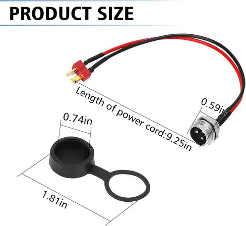 Electric Scooter Charging Port with Waterproof Cover for Kugoo M4,M4Pro Electric Scooter, Silicone Sleeve Charging Port Connector in Saudi Arabia