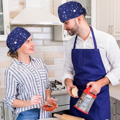 Scrub Caps Adjustable Elastic Bandage Tie Hats Nurse Working Caps with Buttons and Sweatband Confinement Hat Surgical Nurse Hat for Women Men Dentist in Saudi Arabia