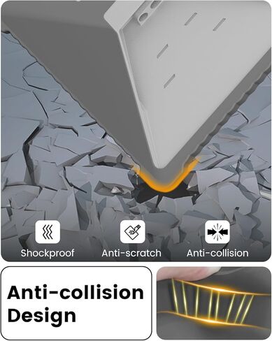 غطاء واقعي Mwin Starlink Mini ، علبة سيليكون سائلة من STARLINK MINI مع مقبض مريح ، غطاء كامل مقاوم للخدش ، تصميم حافة متموج لطبق هوائي Starlink (رمادي) in Kuwait