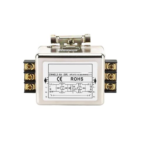 CW4EL2-6A/10A/20A/30A-SR مرشح طاقة السكك الحديدية مرحلة واحدة كتلة طرفية للتيار المتردد مضادة للتدخل 220 فولت (CW4EL2-30A-SR) in Saudi Arabia