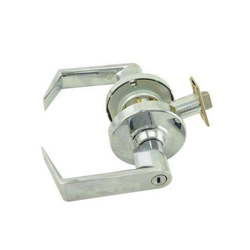 Schlage commercial ND40RHO625 ND Series Grade 1 Cylindrical Lock, Privacy Function, Rhodes Lever Design, Bright Chrome Finish in Saudi Arabia
