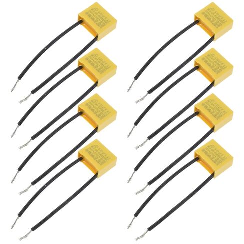 Gatuida Safety Capacitors Assortment 8pcs 0.33uf 275v Capacitors Enclosed Flexible Wire in Saudi Arabia