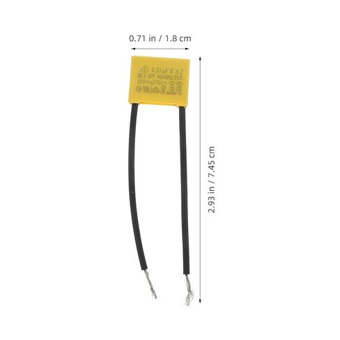 Gatuida Safety Capacitors Assortment 8pcs 0.33uf 275v Capacitors Enclosed Flexible Wire in Saudi Arabia