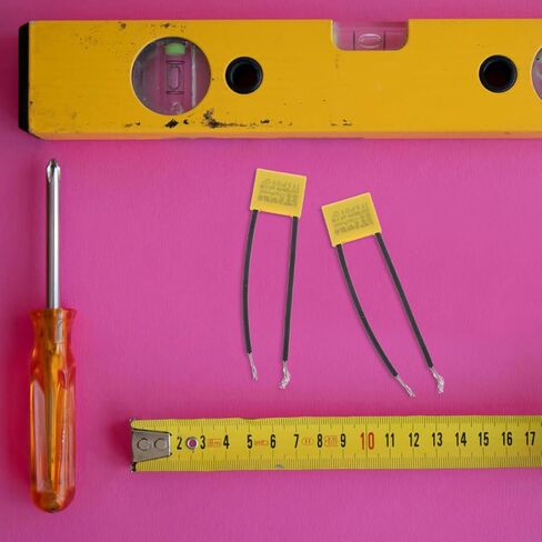 Gatuida Safety Capacitors Assortment 8pcs 0.33uf 275v Capacitors Enclosed Flexible Wire in Saudi Arabia