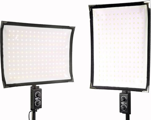 مجموعة لوحة إضاءة LED مرنة متعددة الألوان من Vidpro FL-180 مع حامل in Saudi Arabia