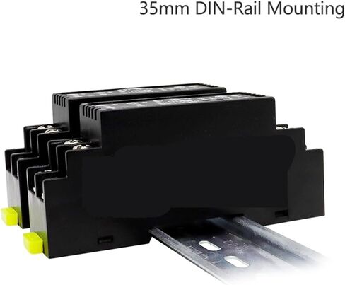 1PCS Current Input Distribution Isolator, 4-20mA Signal Isolation & Distribution, 1-5V Conversion, DIN Rail Mount in Saudi Arabia