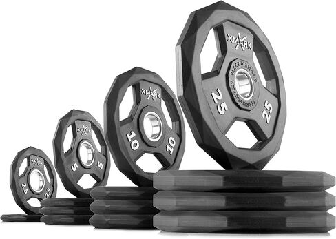 XMARK BLACK DIAMOND Olympic Weight Plates, Barbell Weights in Saudi Arabia