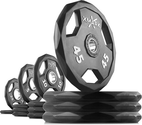 XMARK BLACK DIAMOND Olympic Weight Plates, Barbell Weights in Saudi Arabia