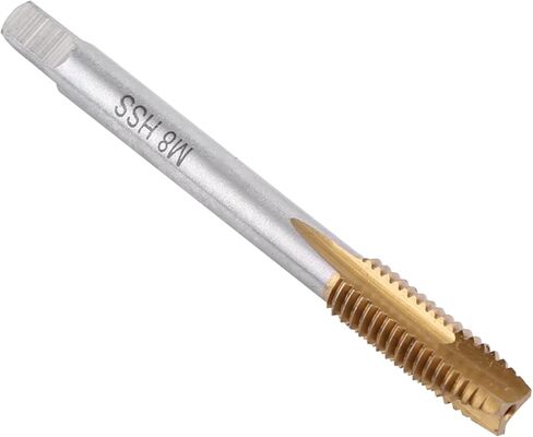 Coated HSS Thread Tap Set Professional Grade Screw Tapping Tools Kit for Metal Woodworking DIY Projects M3 M4 M5 M6 M8 5 Piece in Saudi Arabia