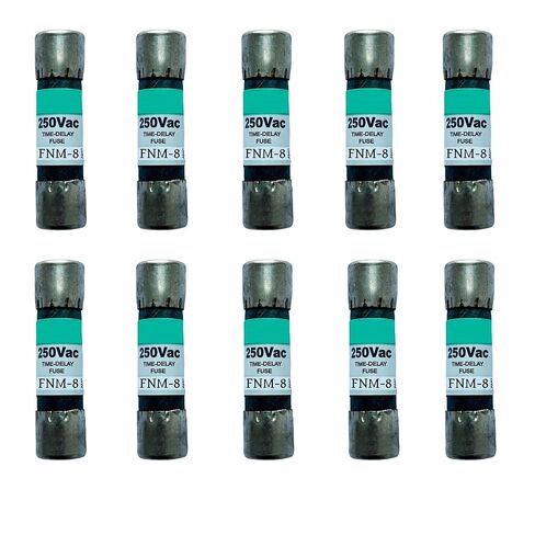 10-حزمة جديدة FNM-8 FNM-8A FNM 8A 250Vac صمامات تأخير الوقت، FNM-8A صمامات خرطوشة رفض الفئة CC الحالية in Kuwait