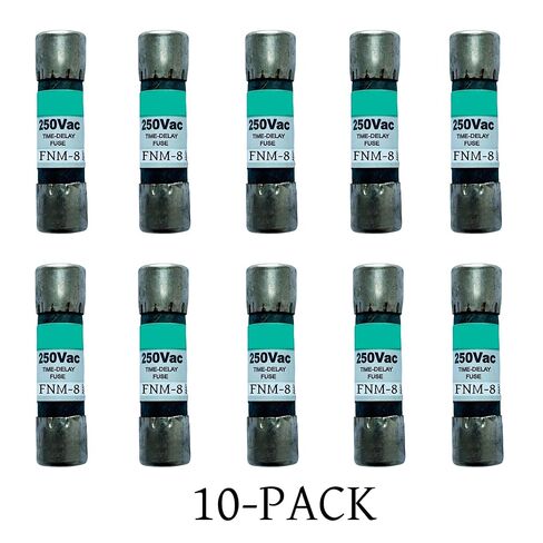 10-حزمة جديدة FNM-8 FNM-8A FNM 8A 250Vac صمامات تأخير الوقت، FNM-8A صمامات خرطوشة رفض الفئة CC الحالية in Kuwait