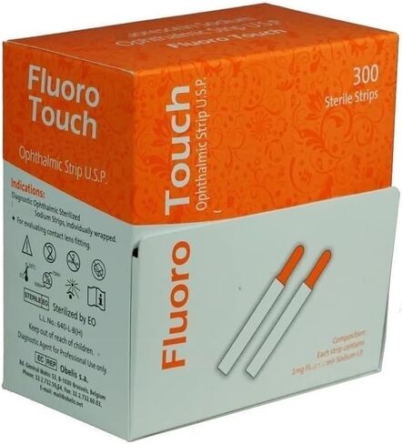 Diagnostic Ophthalmic Fluoro Touch Strips Pack of 300 Strips in Saudi Arabia