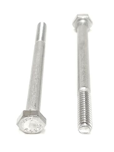 1/4-20x3 مسامير سداسية من الفولاذ المقاوم للصدأ ذات غطاء سداسي 316 خيط جزئي من الفولاذ المقاوم للصدأ من الدرجة البحرية - (10 قطع) in Kuwait