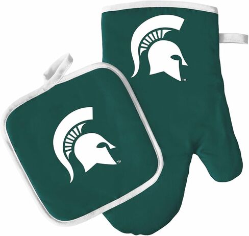 مجموعة Pro Specialities Group Michigan State Spartans للفرن/مجموعة حامل الوعاء، لون الفريق in Saudi Arabia