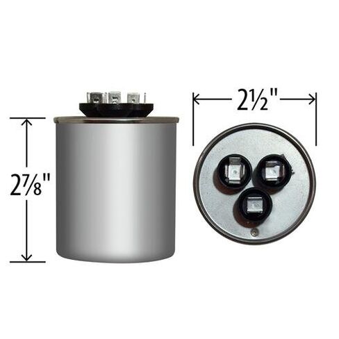 OEM 27L685-25 + 4 uf MFD 440 Volt VAC - CAPCOM Round Dual Run Capacitor Upgrade in Saudi Arabia