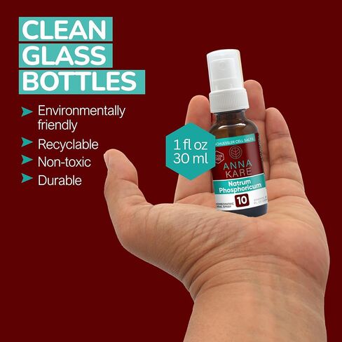 Natrum Phosphoricum #10 – Schuessler Cell Salt for Digestion & pH Balance | Natural Supplement for Kids & Adults | Vegan, Lactose-Free, Sugar-Free | 30 ml Size Oral Spray by AnnaKare in Saudi Arabia
