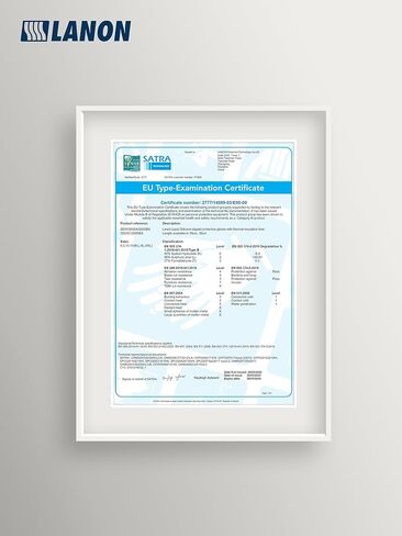 قفازات سيليكون سائلة من لانون، قفازات فرن مقاومة للحرارة بالأصابع، درجة الطعام، مقاومة للماء، أبيض، كبير in Kuwait