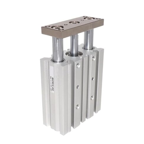 MGPM/MGPL Thin Three-axis Guide Cylinder with Guide Rod Cylinder Diameter 63mm, Stroke 25-300mm Optional (Model: MGPL63)(50mm Stroke,MGPM63) in Saudi Arabia