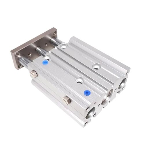 MGPM/MGPL Thin Three-axis Guide Cylinder with Guide Rod Cylinder Diameter 63mm, Stroke 25-300mm Optional (Model: MGPL63)(50mm Stroke,MGPM63) in Saudi Arabia