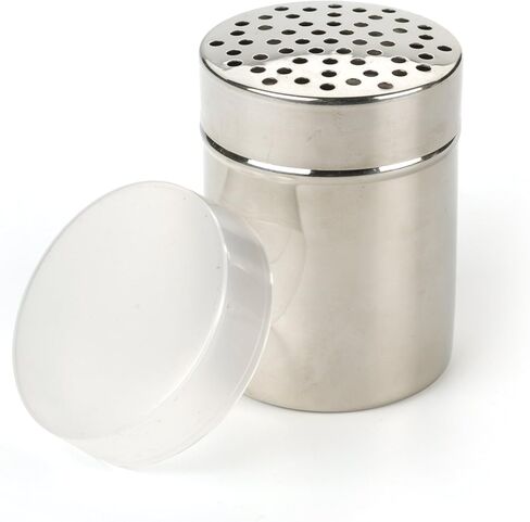 RSVP International Endurance Kitchen Shaker Collection, Dishwasher Safe, Salt & Pepper Set, 10-Ounce, Stainless Steel in Kuwait