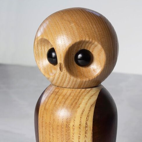 Rock & Branch Owl Refillable Pepper Grinder, Manual Pepper Mill with Ceramic Grinder and Adjustable Coarseness in Saudi Arabia