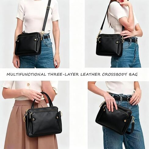 Women with multi-functional wallets,compartment crossbody bag with built-in wallet and credit card slots in Saudi Arabia