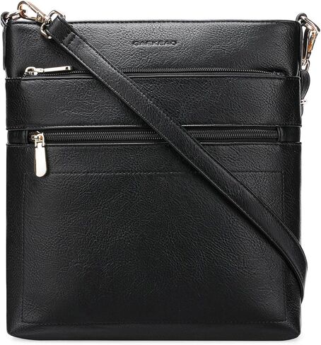 حقائب كروس من GAEKEAO للنساء حقيبة هوبو جلدية نباتية عصرية حقائب كتف حقيبة محفظة مع جيب متعدد السحاب in Kuwait