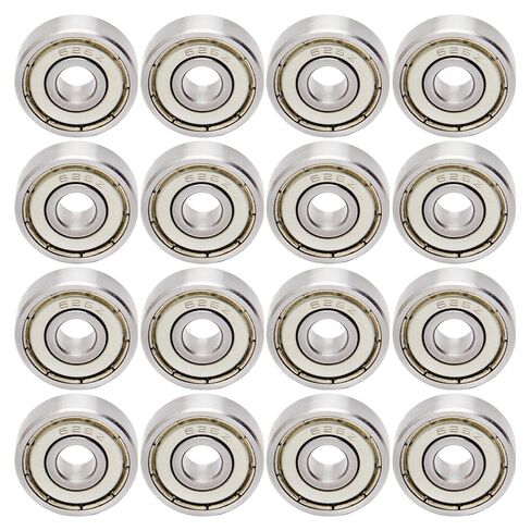 Othmro 20Pcs 626ZZ Deep Groove Ball Bearings, Double Plastic Sealed Bearings, Carbon Steel Roller Guide Bearing, 0.24x0.75x0.24inch Ball Bearings for Scooters Ship Rudder Shafts Skateboards Robotics in Saudi Arabia