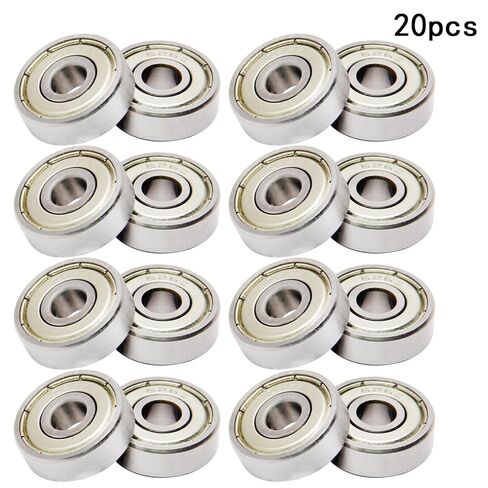 Othmro 20Pcs 626ZZ Deep Groove Ball Bearings, Double Plastic Sealed Bearings, Carbon Steel Roller Guide Bearing, 0.24x0.75x0.24inch Ball Bearings for Scooters Ship Rudder Shafts Skateboards Robotics in Saudi Arabia