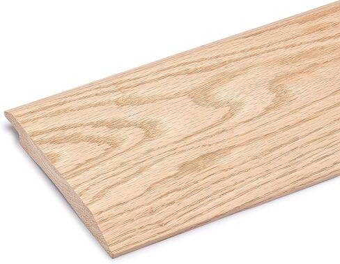 36 بوصة عتبة متداخلة طويلة غير مكتملة من خشب البلوط، 5 بوصة عرض × 5/8 بوصة سميكة مع تداخل 5/16 بوصة طول in Kuwait