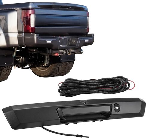 مقبض الباب الخلفي الكاميرا الاحتياطية ملائمة ل Dodge RAM 1500 2009-2017 ، ملائمة ل Dodge RAM 2500 3500 2010-2017 عكس الخلفية العكس الخلفية Park Park Camera RCA استبدال# 68084284AB in Kuwait