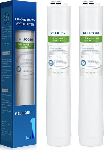 H2O Stage 4 Post Carbon Block CTO Replacement Filter, Compatible with Pure Blue H2O Stage 4 Post CTO PB-TLRO4CB4T, 4 Stage PB‑TLRO4H50T Reverse Osmosis Water Filtration System (1 Pack) in Saudi Arabia