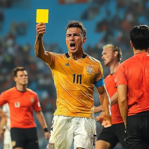 10pcs Soccer Referee Card Set – Red & Yellow Warning Cards for Football Matches, Professional PVC Referee Cards for Sports Competition, Durable and Portable Soccer Referee Accessories in Kuwait