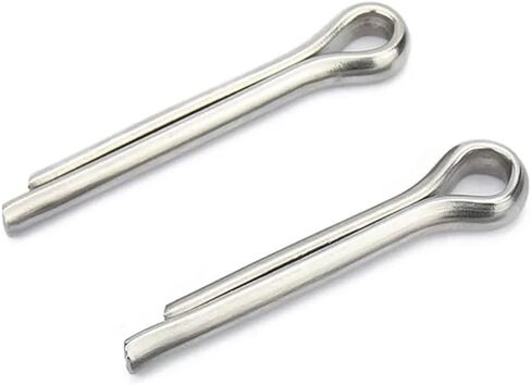 Stainless Steel Hose Clamps, 304 Stainless Steel U-type Spring Split Tractor Clip Straight for Car M1 .5 M2 M3 M4 M5 M6 M8 M10 Cotter Pins(M1 x 12mm (100pcs)) in Saudi Arabia