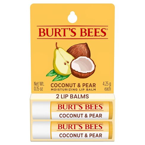 Burt's Bees Medicated Lip Balm, With Eucalyptus Oil and Menthol, Tint-Free, Natural Origin Lip Care, 2 Tubes, 0.15 oz. in Kuwait