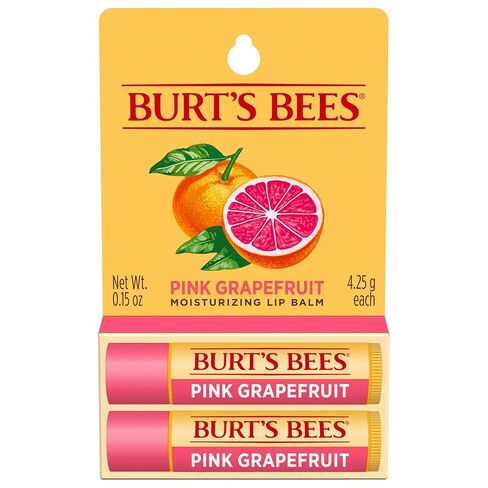 Burt's Bees Medicated Lip Balm, With Eucalyptus Oil and Menthol, Tint-Free, Natural Origin Lip Care, 2 Tubes, 0.15 oz. in Kuwait
