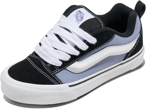 Vans Big Kids' Knu Skool Sneaker, Suede/Canvas Triple Black, 4.5 in Saudi Arabia