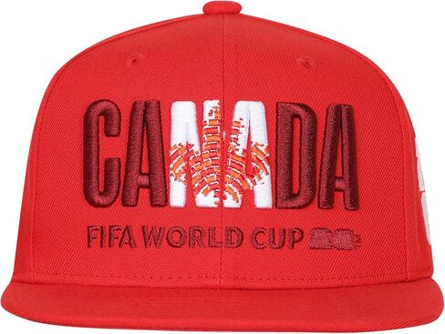 Outerstuff FIFA World Cup 2026 Flatbrim Snapback Host Hat in Saudi Arabia
