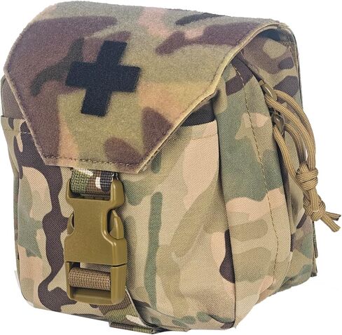 الحقيبة الطبية التكتيكية ， RIP Away Ifak Pouches ، تمزيق الإسعافات الأولية EMT MOLLE TRAUMA KIT BAS EDC. (MC) in Kuwait