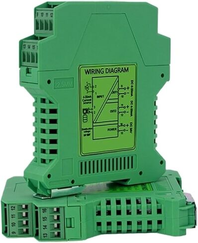 1pcs Multi-Terminal DC Active Signal Isolator with DC24V AC220V 4-20mA 0-20mA 0-10V 0-5V(1 in 2 Out,0-10V Input_4-20MA Output_DC 24 V Power Supply) in Saudi Arabia