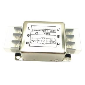 CW4-3A/6A/10A/20A/30A-S 004 Terminal Block Single Phase 220V Power Filter Purification Anti-Interference(CW4-20A-S 004) in Saudi Arabia