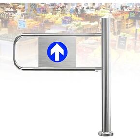 Durable Automatic Metal Swing Gate - Rebound Door for Supermarkets, Warehouses, Libraries & Malls - Heavy-Duty, Easy Access, Secure Entry Solution in Kuwait