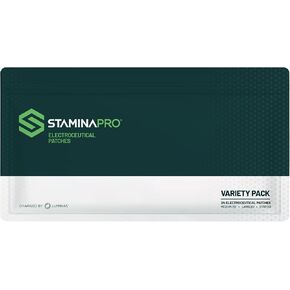 STAMINAPRO Variety Pack - Water-Resistant Athletic Adhesive, Electroceutical Relief - Versatile Active Comfort, Long Lasting - Back, Joints, Knees, Hamstrings- 24 Pack (Medium, Large, Strip) in Saudi Arabia
