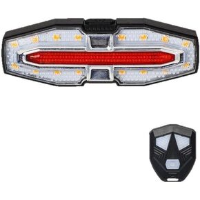Electric for Lighting，Bicycle Remote Control Warning Taillights with Horn Sound, Left and Right Turn Signals, Type-c Charging Taillights, Night Riding Lights in Saudi Arabia
