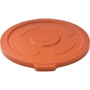 Global Industrial 55 Gallon Garbage Can Lid, Orange in Kuwait